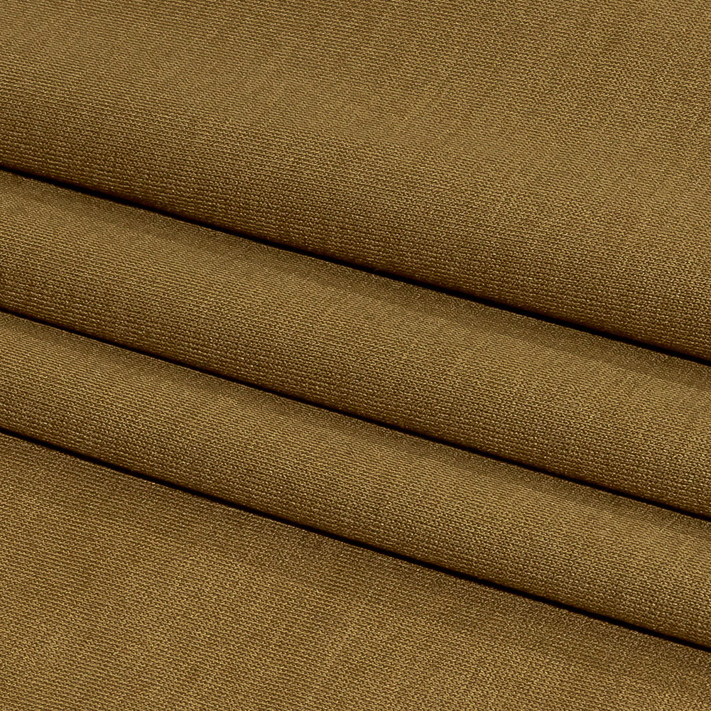 Bronze Luminous Rayon Jersey Folded