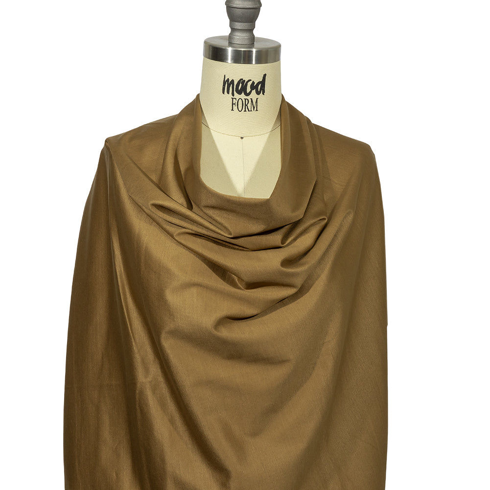 Bronze Luminous Rayon Jersey Drape
