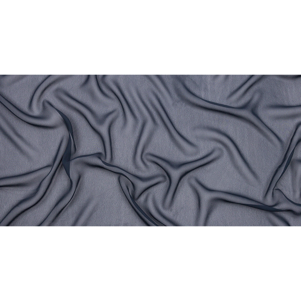 Navy Blue Rayon Chiffon Full