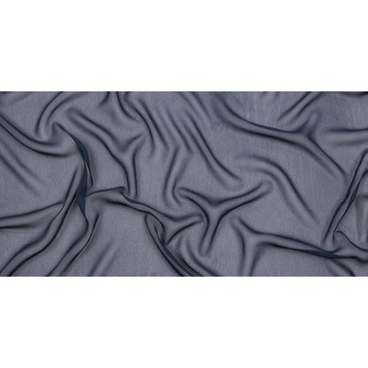 Navy Blue Rayon Chiffon Full