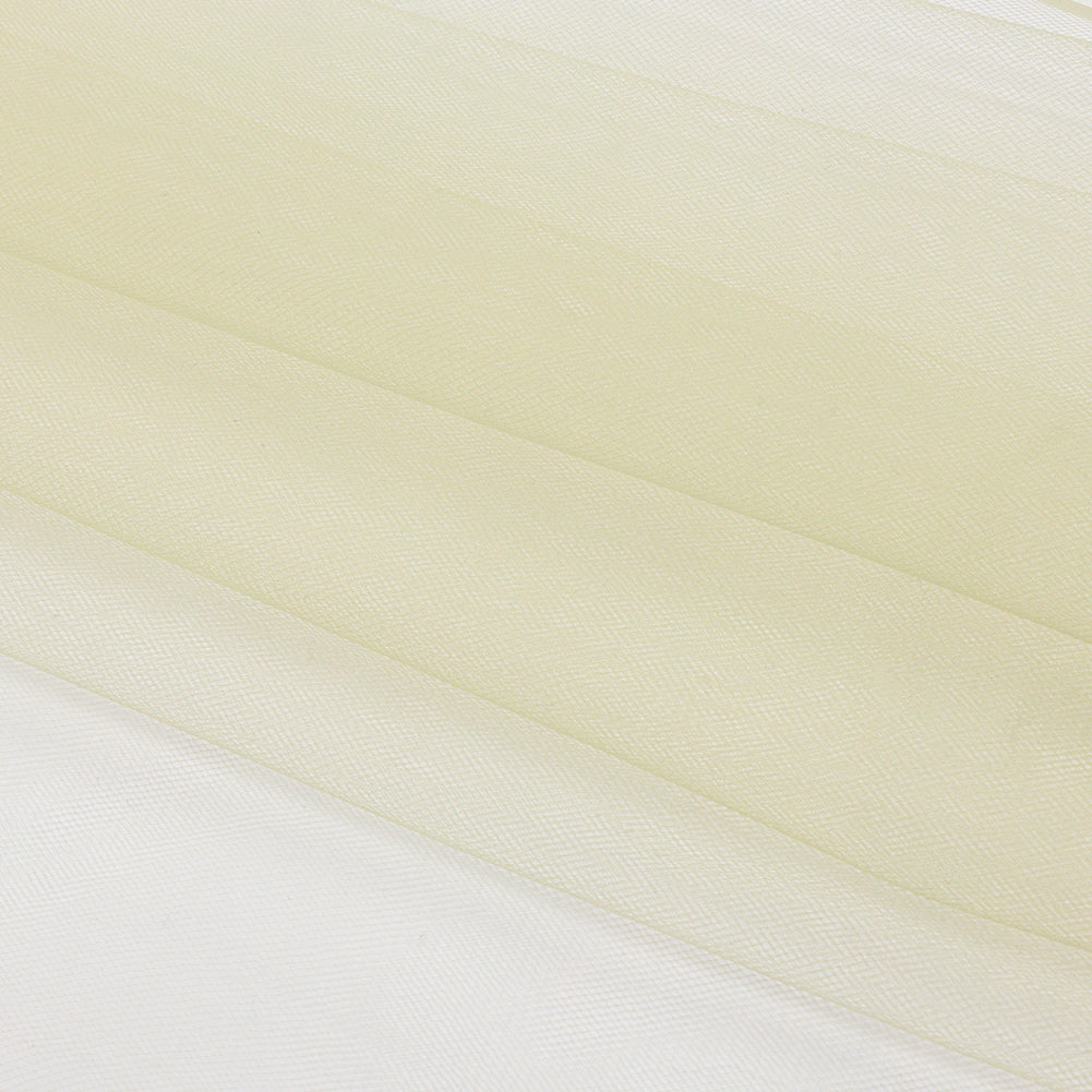 Sage Green Wide Crisp Tulle Folded