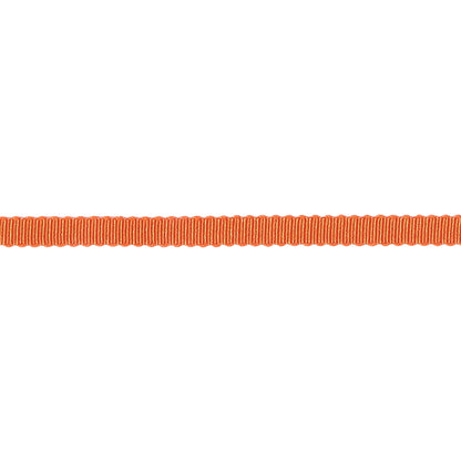 Red Orange Recycled Polyester Petersham Grosgrain Ribbon - 4mm