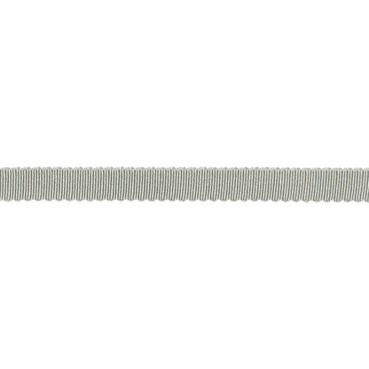 Light Gray Recycled Polyester Petersham Grosgrain Ribbon - 6mm