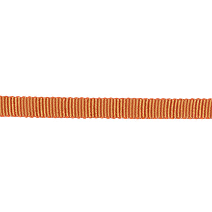 Red Orange Recycled Polyester Petersham Grosgrain Ribbon - 6mm