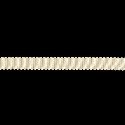 Almond Milk Recycled Polyester Petersham Grosgrain Ribbon - 6mm