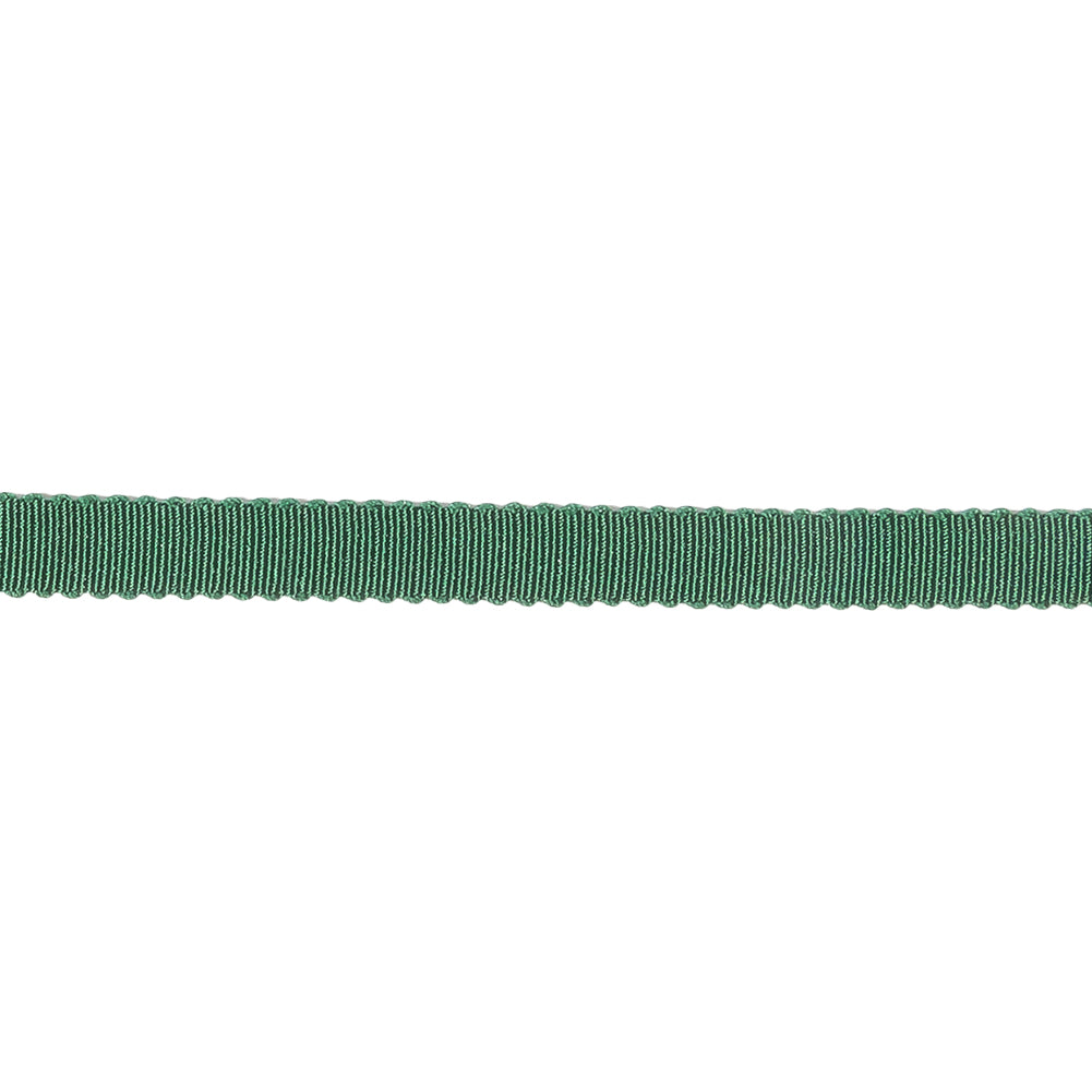 Emerald Recycled Polyester Petersham Grosgrain Ribbon - 6mm