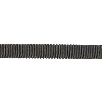 Black Recycled Polyester Petersham Grosgrain Ribbon - 9mm