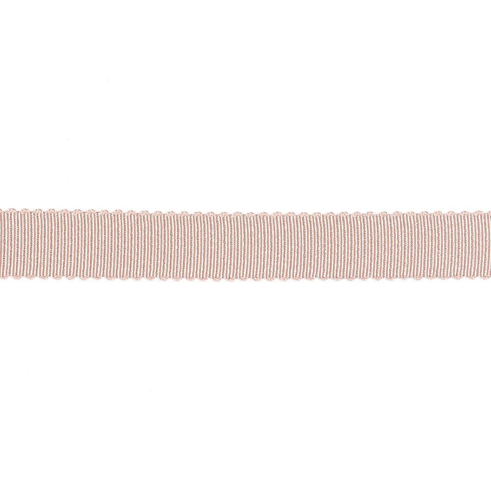 Misty Rose Recycled Polyester Petersham Grosgrain Ribbon - 9mm