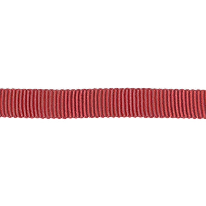 Burgundy Recycled Polyester Petersham Grosgrain Ribbon - 9mm