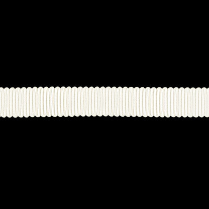 Cannoli Cream Recycled Polyester Petersham Grosgrain Ribbon - 9mm