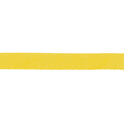 Yellow Recycled Polyester Petersham Grosgrain Ribbon - 9mm