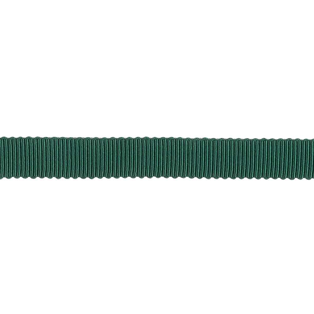 Emerald Recycled Polyester Petersham Grosgrain Ribbon - 9mm