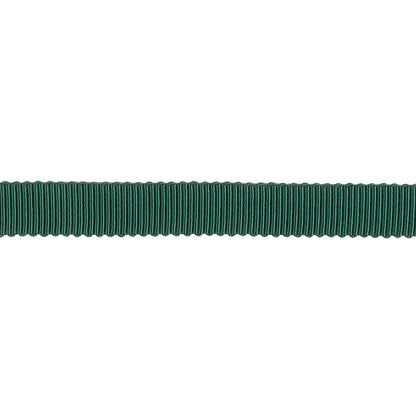 Emerald Recycled Polyester Petersham Grosgrain Ribbon - 9mm