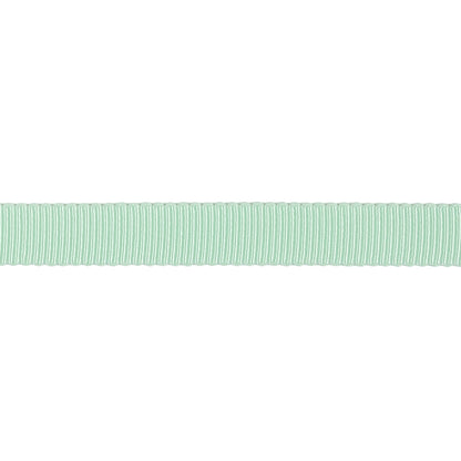 Spearmint Recycled Polyester Petersham Grosgrain Ribbon - 9mm