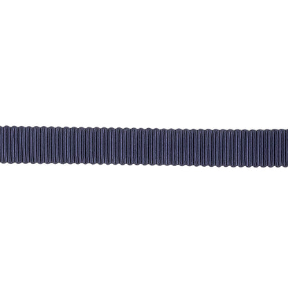 Dark Navy Recycled Polyester Petersham Grosgrain Ribbon - 9mm