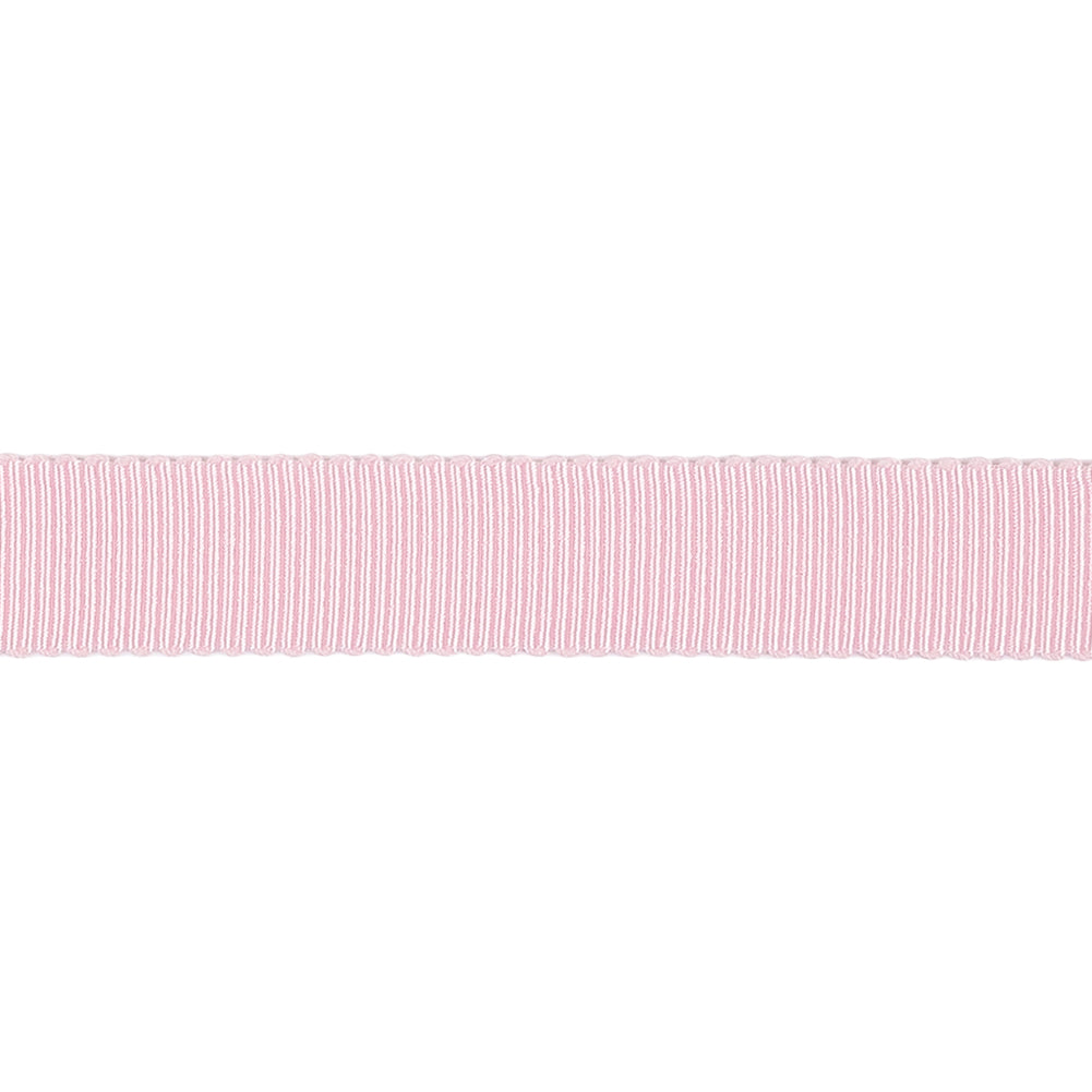 Light Pink Recycled Polyester Petersham Grosgrain Ribbon - 12mm