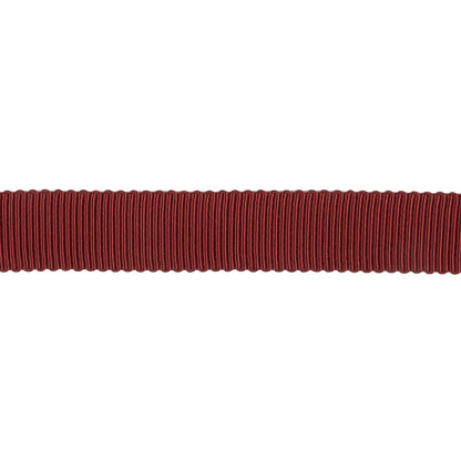 Burgundy Recycled Polyester Petersham Grosgrain Ribbon - 12mm