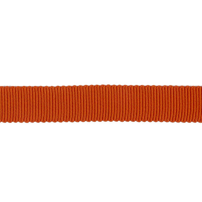 Red Orange Recycled Polyester Petersham Grosgrain Ribbon - 12mm