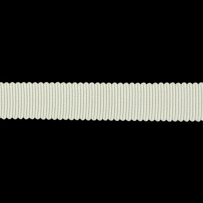 Cannoli Cream Recycled Polyester Petersham Grosgrain Ribbon - 12mm