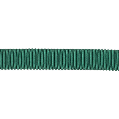 Emerald Recycled Polyester Petersham Grosgrain Ribbon - 12mm