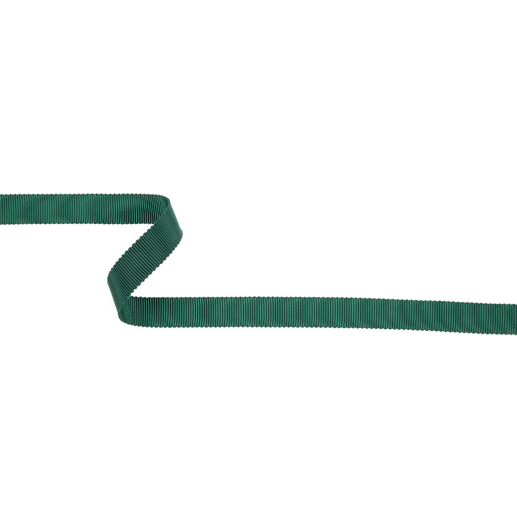 template--26688905969737__main-Emerald Recycled Polyester Petersham Grosgrain Ribbon - 12mm