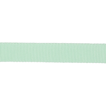 Spearmint Recycled Polyester Petersham Grosgrain Ribbon - 12mm