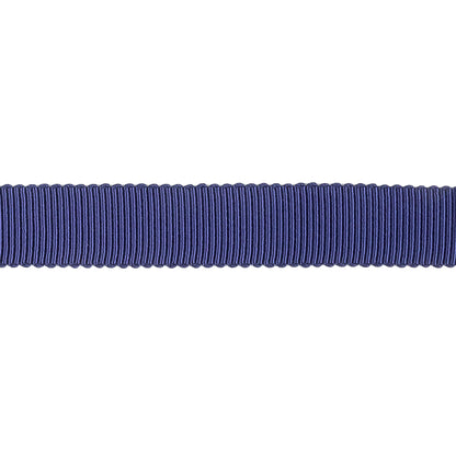 Navy Recycled Polyester Petersham Grosgrain Ribbon - 12mm