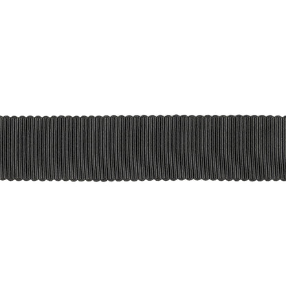 Black Recycled Polyester Petersham Grosgrain Ribbon - 15mm