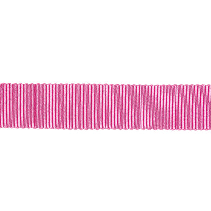 Medium Pink Recycled Polyester Petersham Grosgrain Ribbon - 15mm
