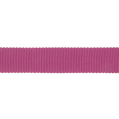 Dark Pink Recycled Polyester Petersham Grosgrain Ribbon - 15mm
