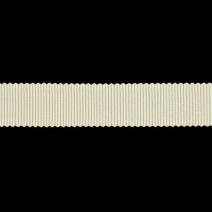 Almond Milk Recycled Polyester Petersham Grosgrain Ribbon - 15mm