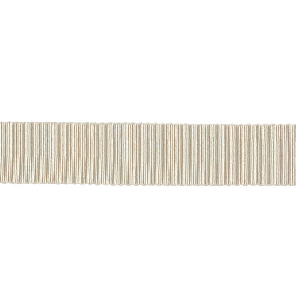 Taupe Recycled Polyester Petersham Grosgrain Ribbon - 15mm