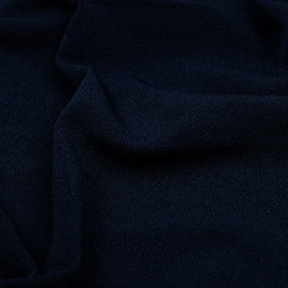 Stretch Polyester Crepe Knit - Navy - Arabesque Collection