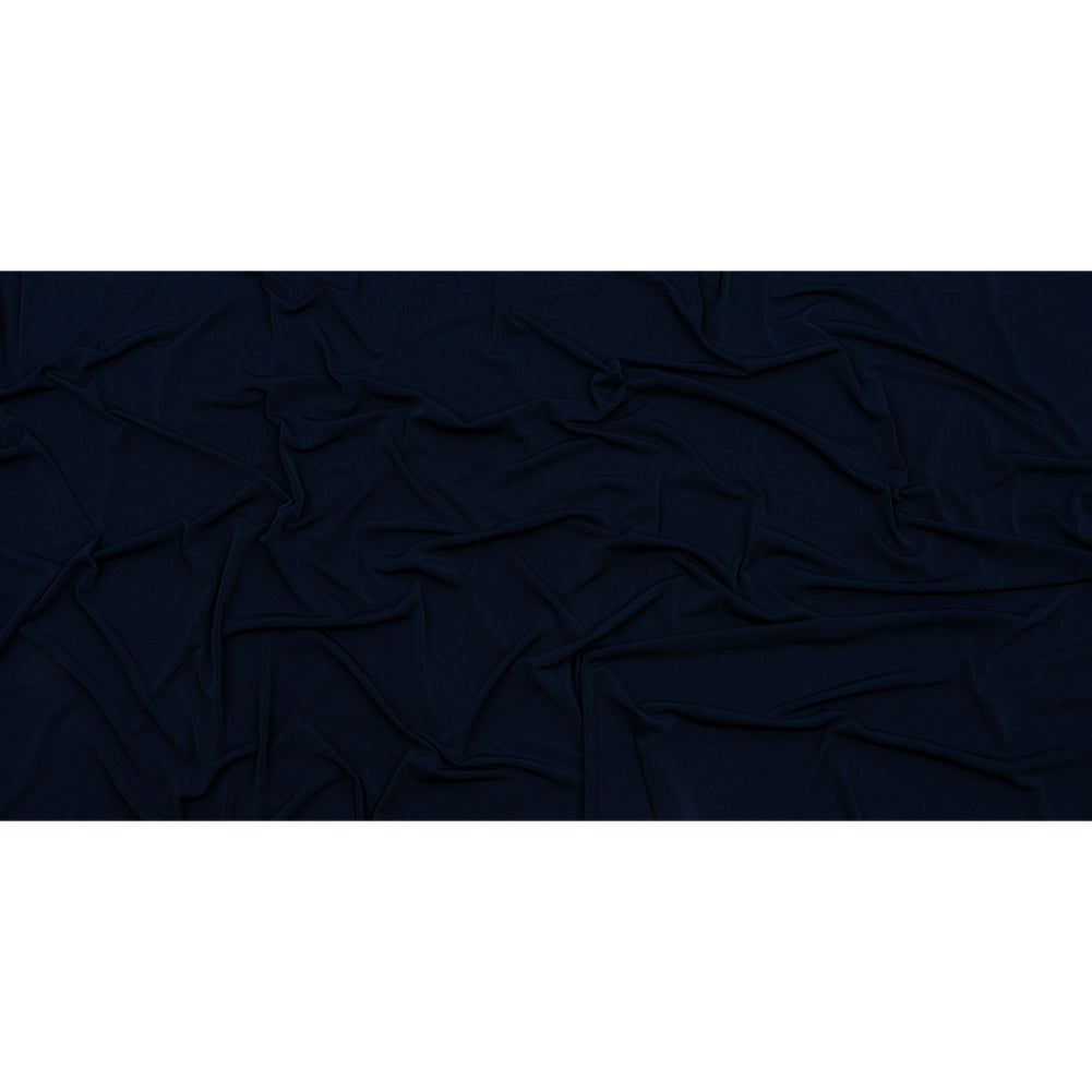 Stretch Polyester Crepe Knit - Navy - Arabesque Collection