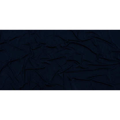 Stretch Polyester Crepe Knit - Navy - Arabesque Collection