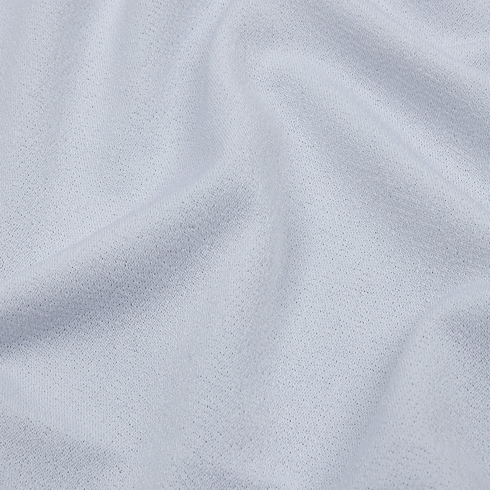 Tejido de punto crepé de poliéster elástico - Blanco - Colección Arabesco