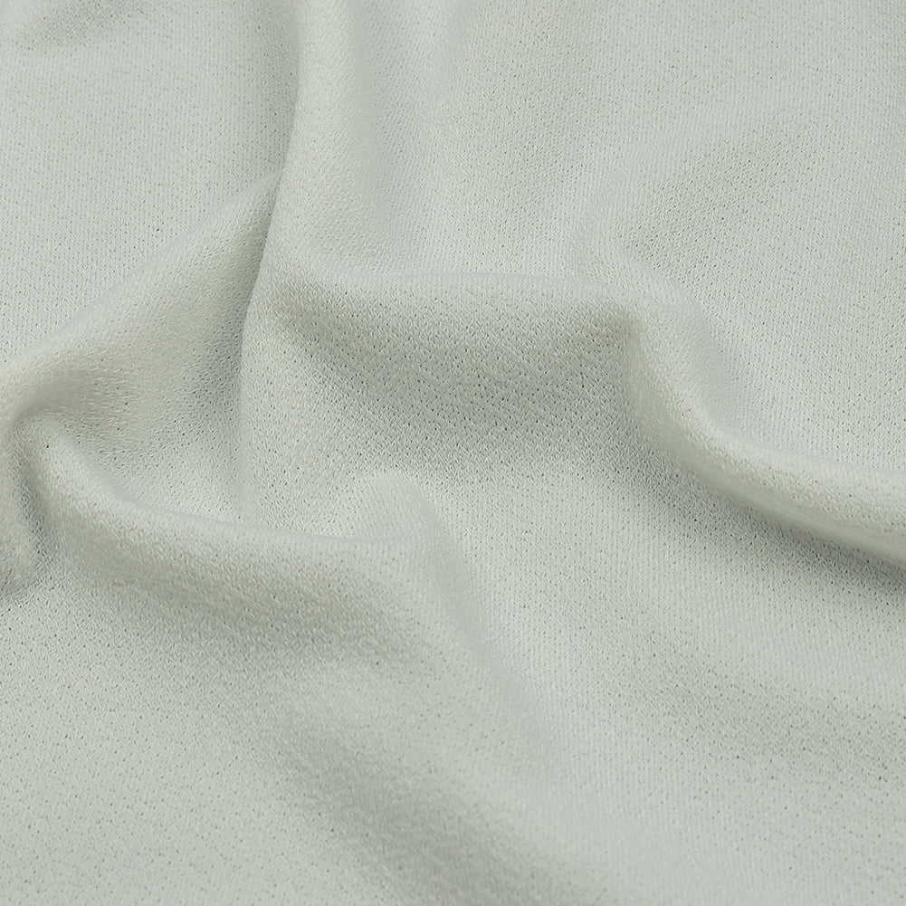 Tejido de punto crepé de poliéster elástico - Cloud Dancer - Colección Arabesque