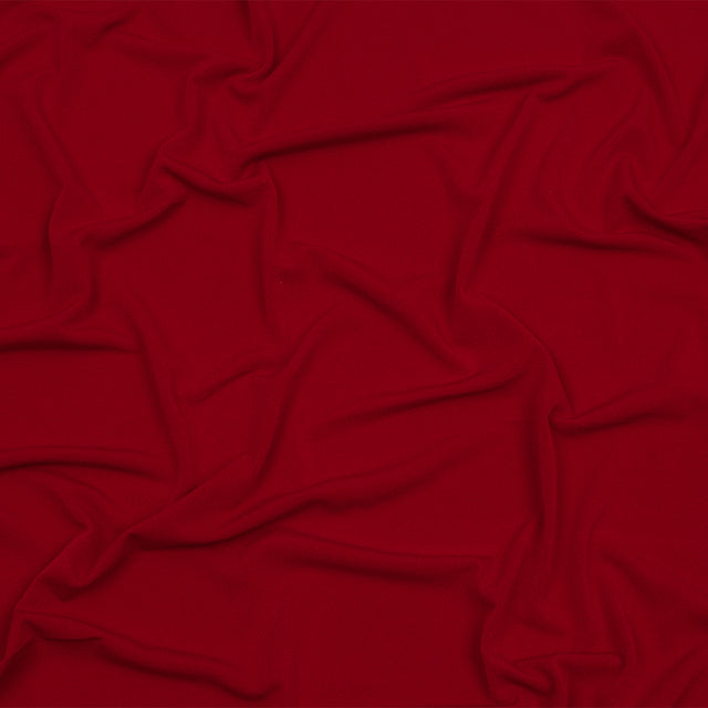 Stretch Polyester Crepe Knit - Tango Red - Arabesque Collection