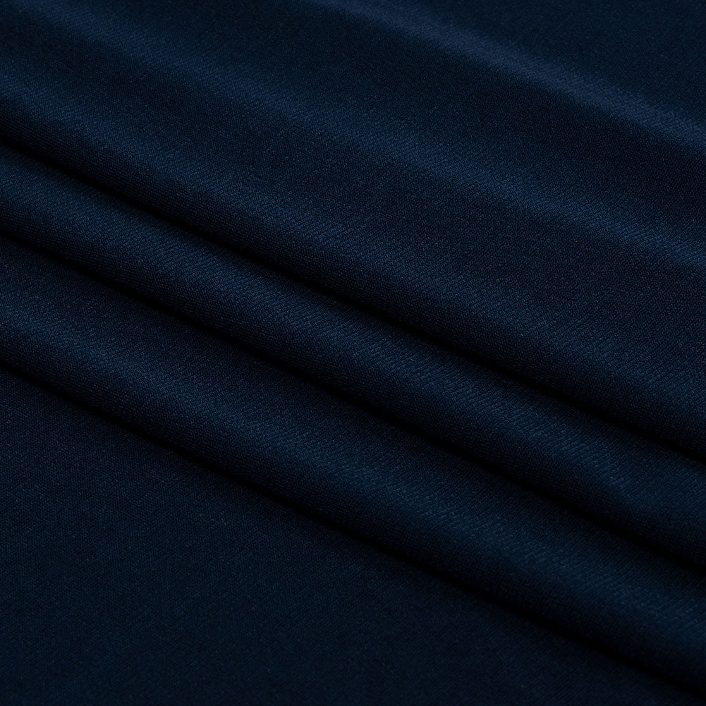 Stretch Polyester ITY Jersey - Navy - Isadora Collection