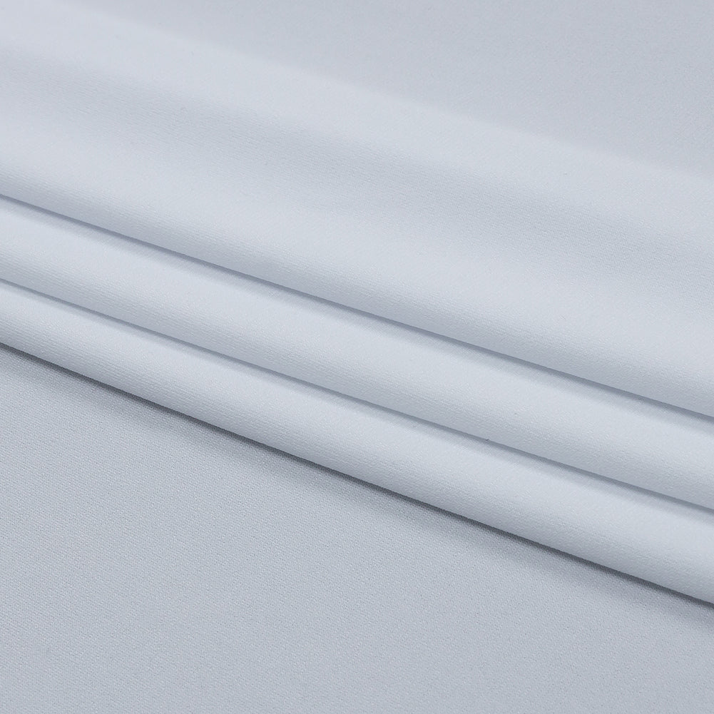 Stretch Polyester ITY Jersey - White - Isadora Collection