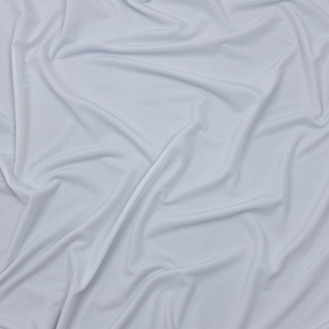 Stretch Polyester ITY Jersey - White - Isadora Collection