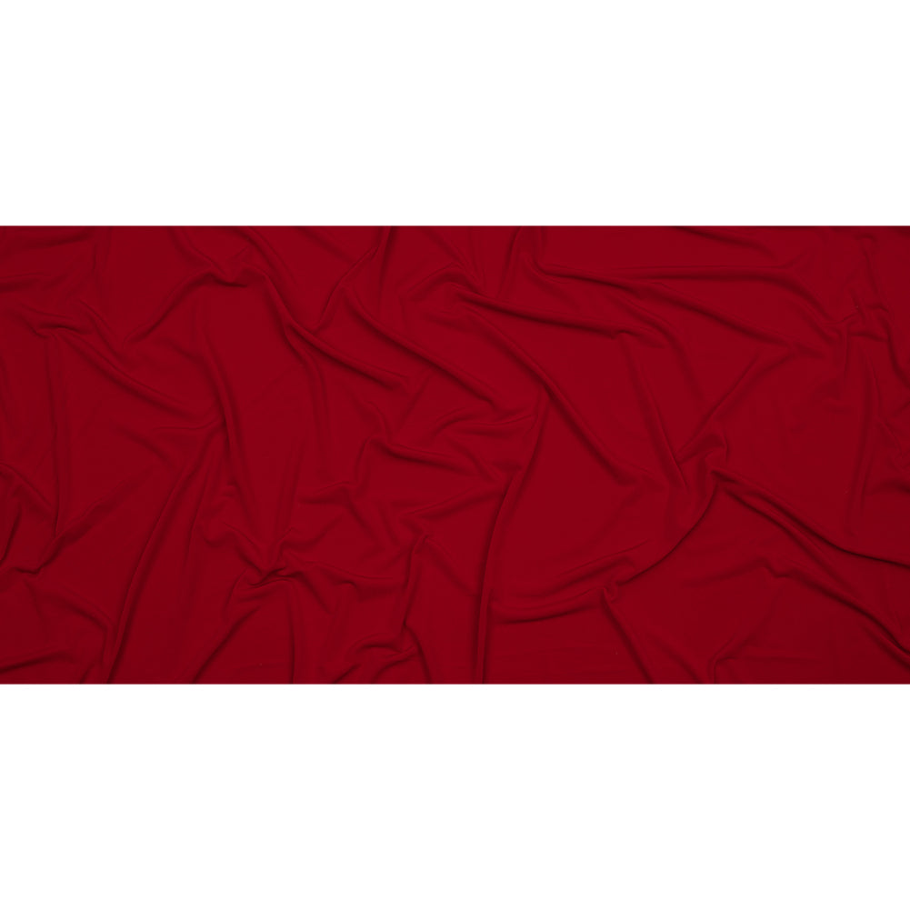 Stretch Polyester ITY Jersey - Tango Red - Isadora Collection