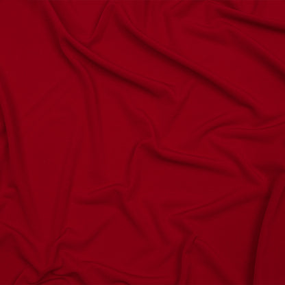 Stretch Polyester ITY Jersey - Tango Red - Isadora Collection