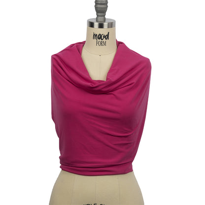 Stretch Polyester ITY Jersey - Fuchsia - Isadora Collection