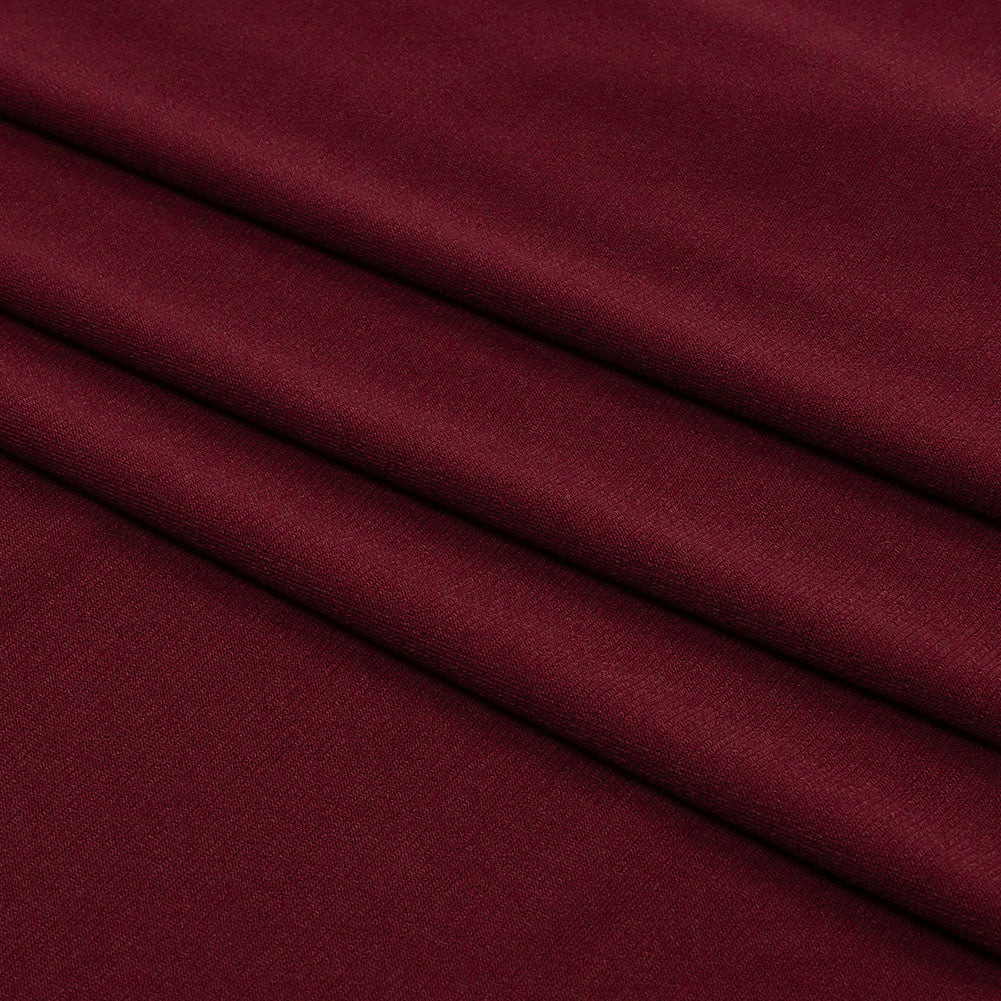 Stretch Polyester ITY Jersey - Wine - Isadora Collection