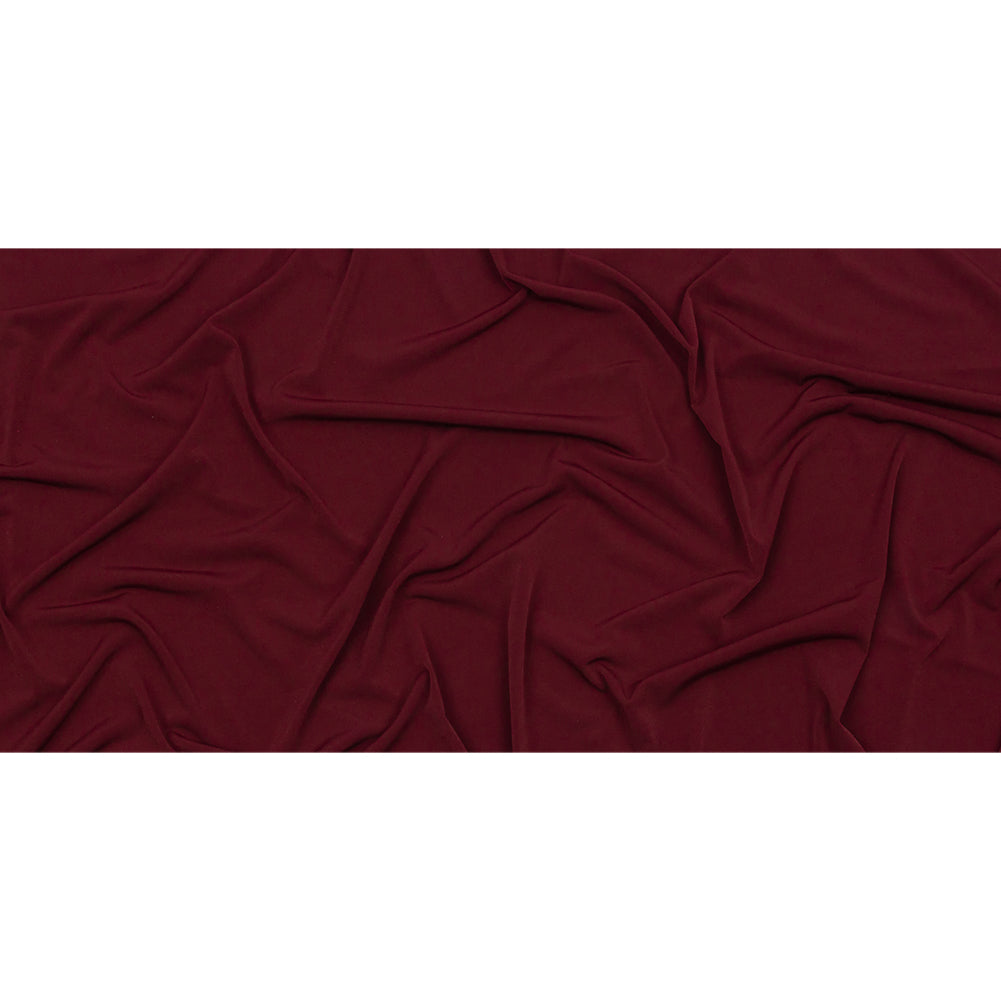 Stretch Polyester ITY Jersey - Wine - Isadora Collection