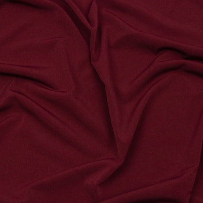 Stretch Polyester ITY Jersey - Wine - Isadora Collection