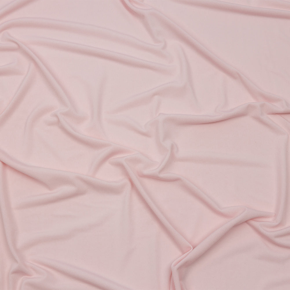 Stretch Polyester ITY Jersey - Blush - Isadora Collection