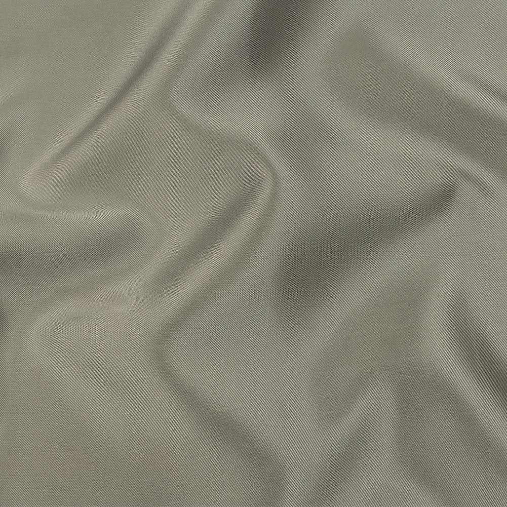 Polyester Twill Mikado - Silver - Mora Collection