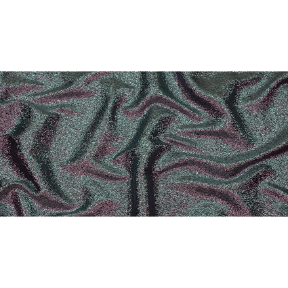 Metallic Polyester Lame - Pink and Black - Glimmer Collection - Full